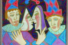 Л.А.Гландин "Театр для двоих" 43,5*35  б.см.техн. 1998